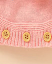 Crochet 3M-18M Plain Sleeveless Summer Baby Girl Romper Dress PINK